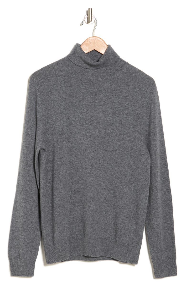 Amicale Turtleneck Cashmere Sweater, Alternate, color, Gry