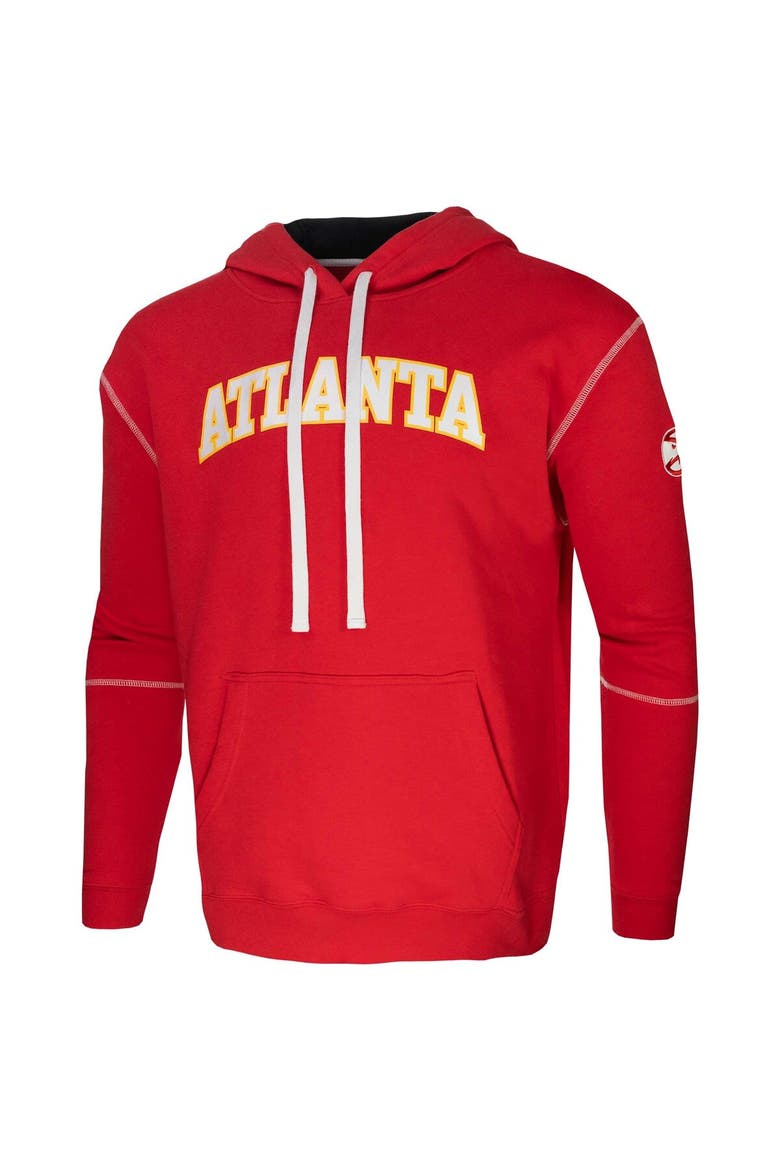 Unisex Red Stadium Essentials Atlanta Hawks Monument Pullover Hoodie, Alternate, color, Red