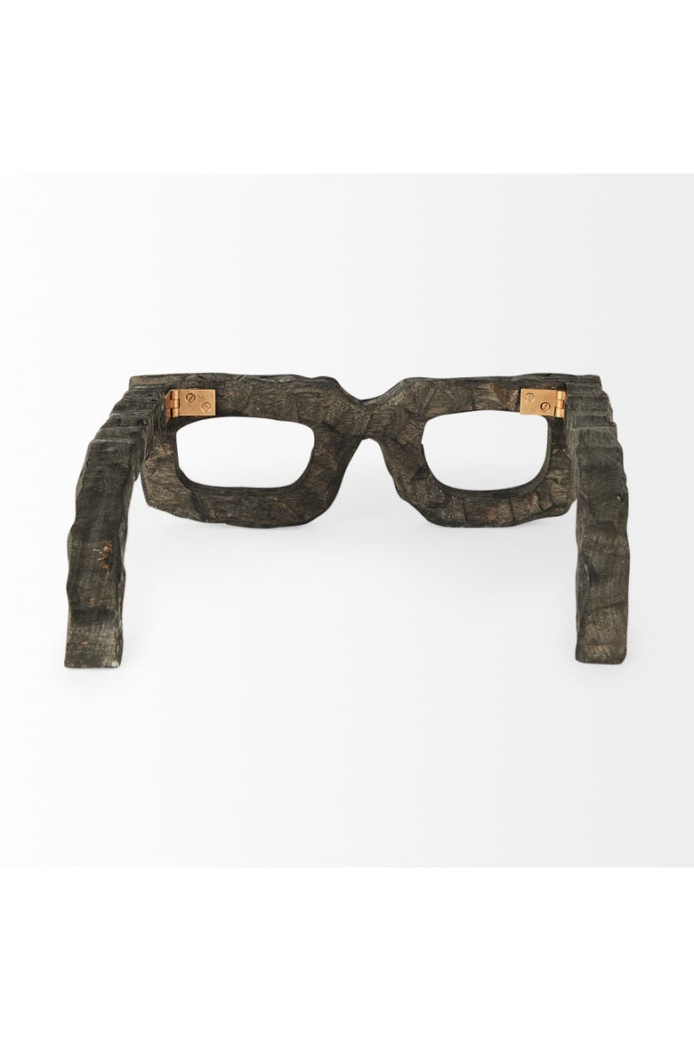 Elliot Wooden Eyeglasses, Alternate, color, Brown