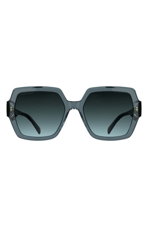 Dira 56mm Rectangle Sunglasses