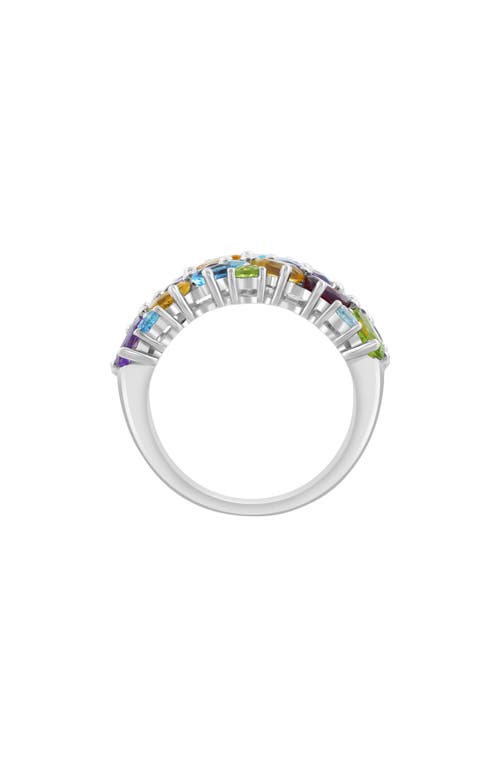 Effy Sterling Silver Semiprecious Stone Cluster Ring In Silver