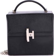 Pre-Owned Hermes Cinhetic Top Handle Bag Chevre Mysore