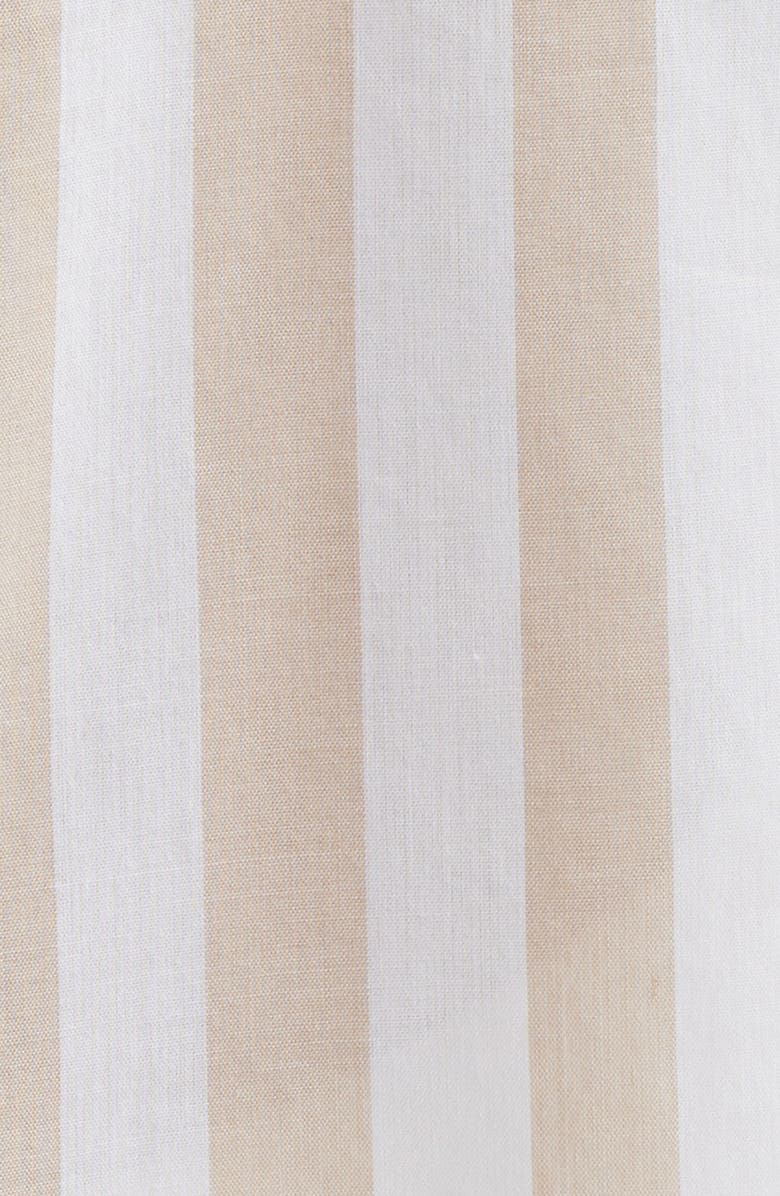 beachlunchlounge Chase Cotton & Modal Button-Up Shirt, Alternate, color, Toasted Khaki