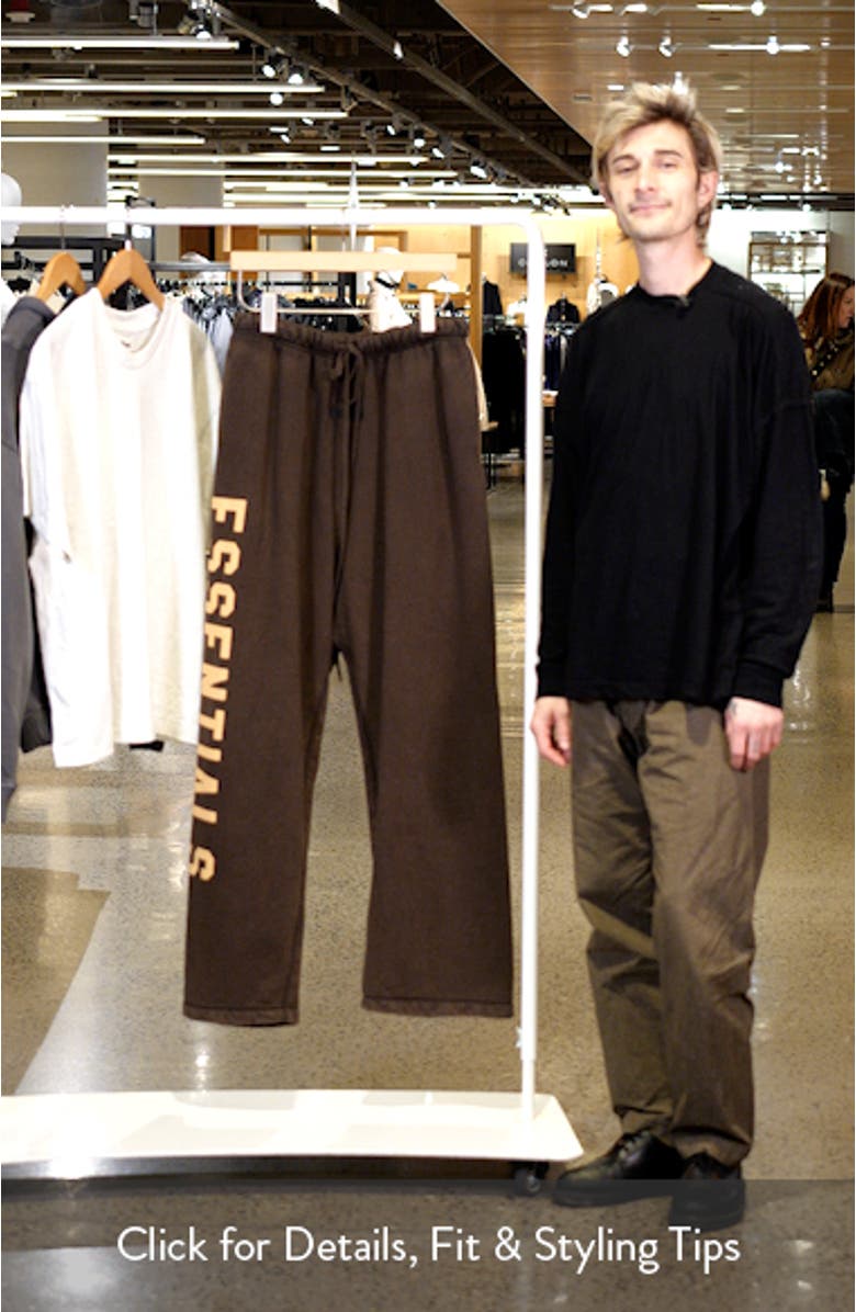 Relaxed Fit Heavy Fleece Sweatpants, sales video thumbnail
