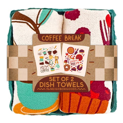 The Neighborgoods Coffee Break - Dish Towel Set of 2  product