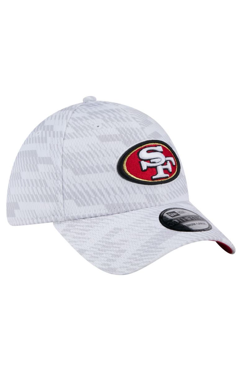 New Era Men's New Era White San Francisco 49ers Gameday Graded 39THIRTY Flex Hat, Alternate, color,