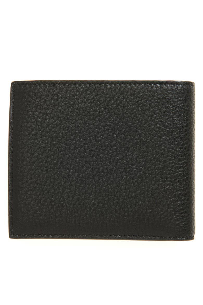 Leather Bifold Wallet, Alternate, color, BLACK