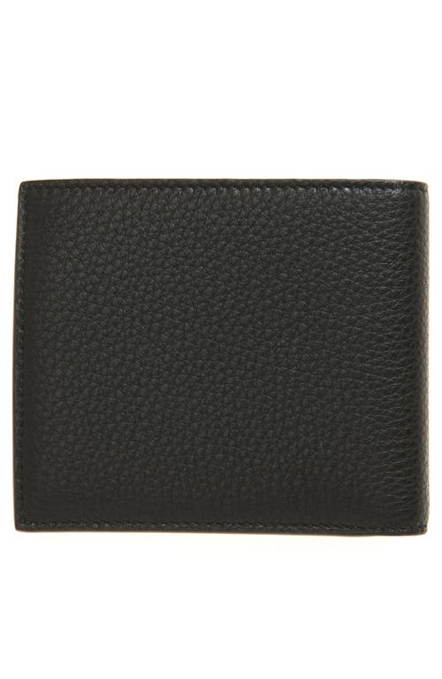 Balenciaga Leather Bi-fold Wallet With Clean Lines