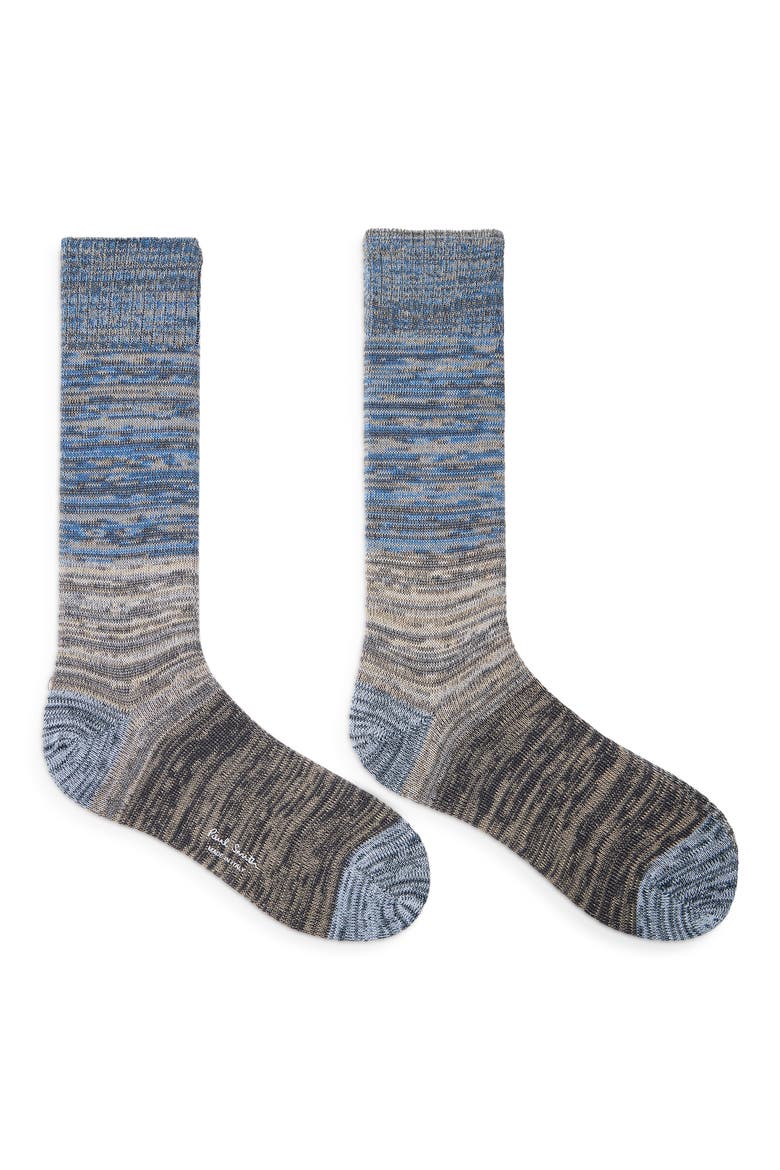 Mouliné Socks, Alternate, color, 71_GREY BEIGE
