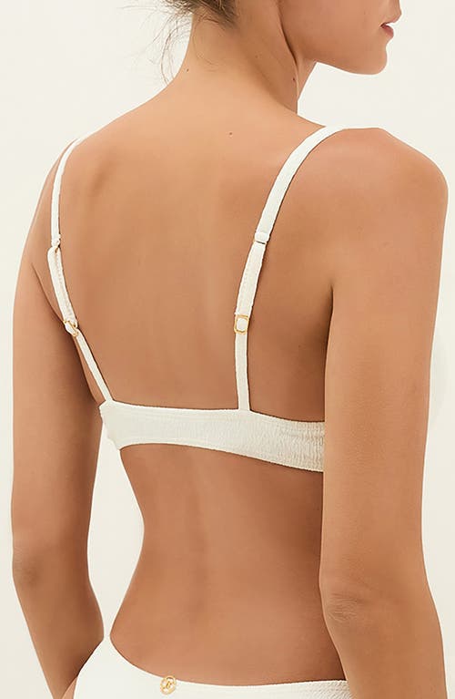 Vix Paula Hermanny Vix Solaro Vivian Bikini Top In White