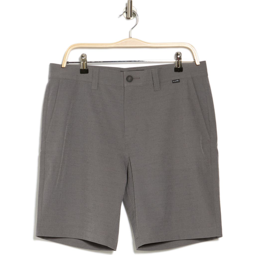 Travismathew Switchbacks Hybrid Shorts In Gray