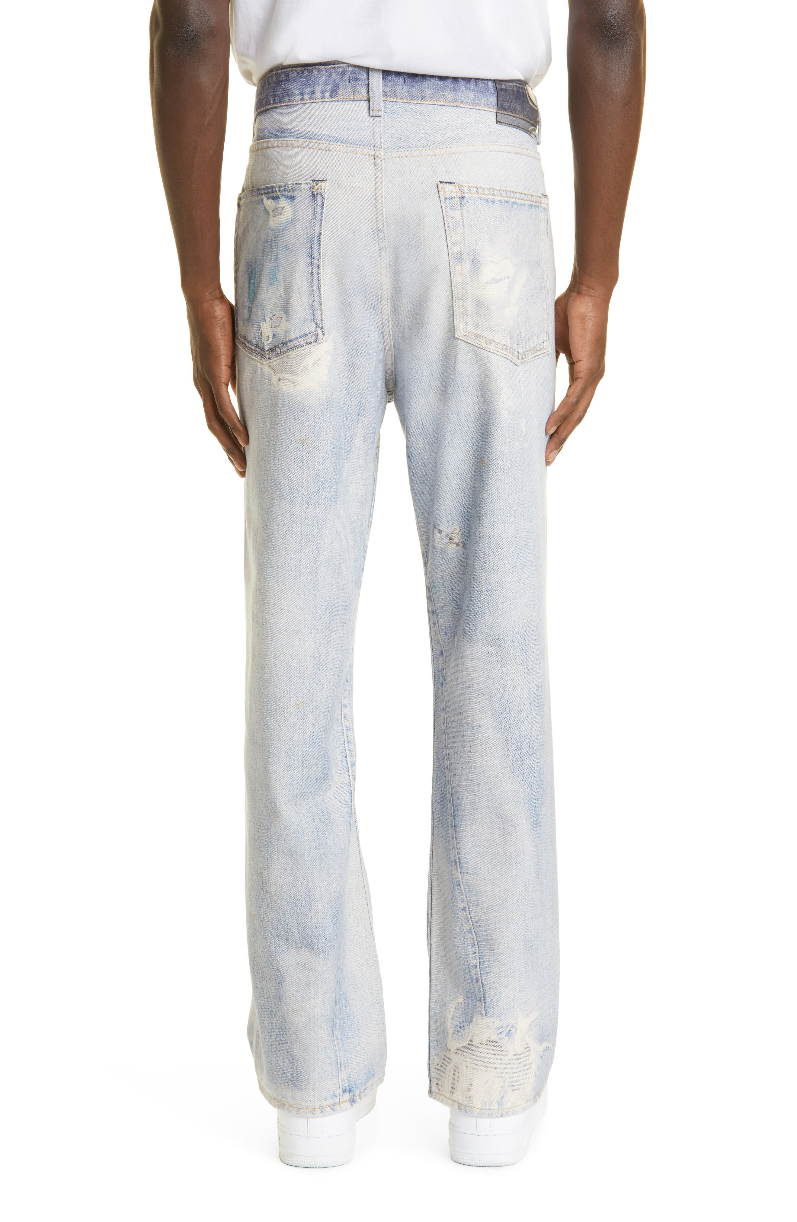 Third Cut Trompe l'Oeil Straight Leg Jeans - image 2