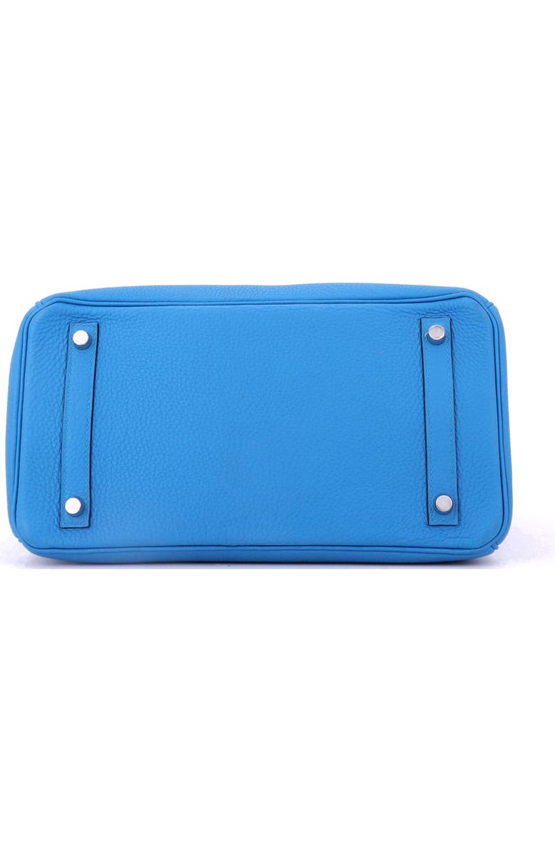 Pre-Owned Hermes Birkin Handbag Blue Togo with Palladium Hardware 30, Alternate, color, Bleu Zanzibar