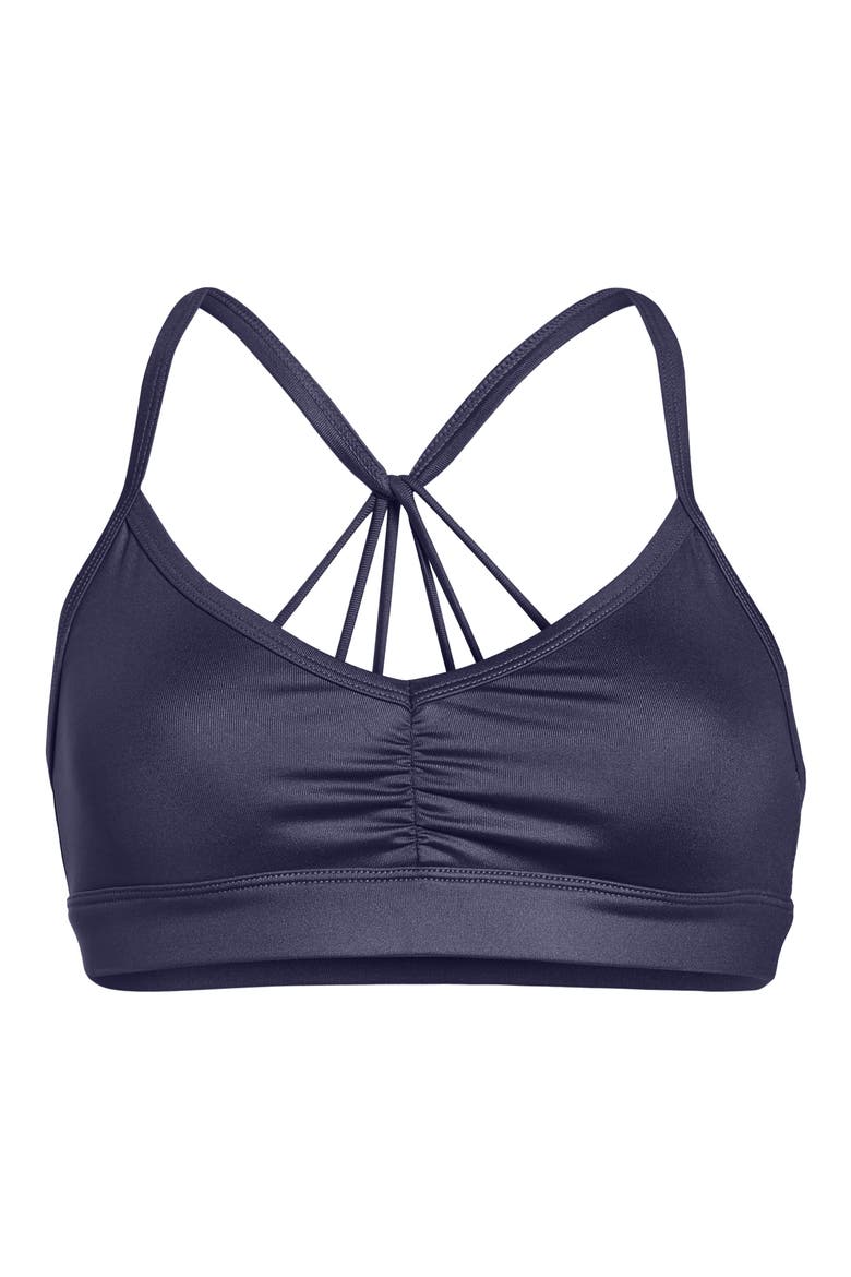 Sunny Strappy Yoga Bra, Alternate, color, RICH NAVY GLOSSY