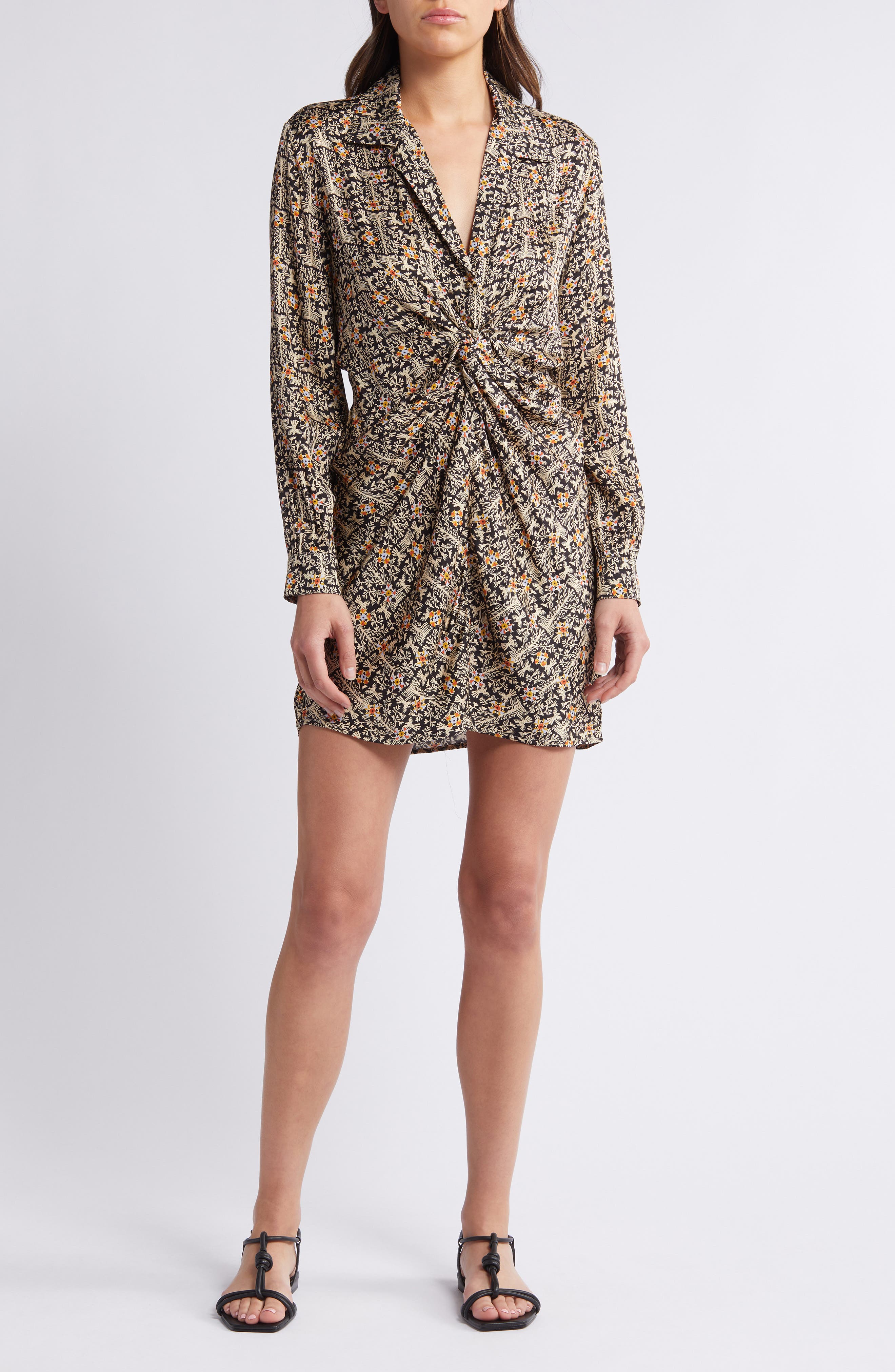 SESSÙN Holda Long Sleeve Shirtdress