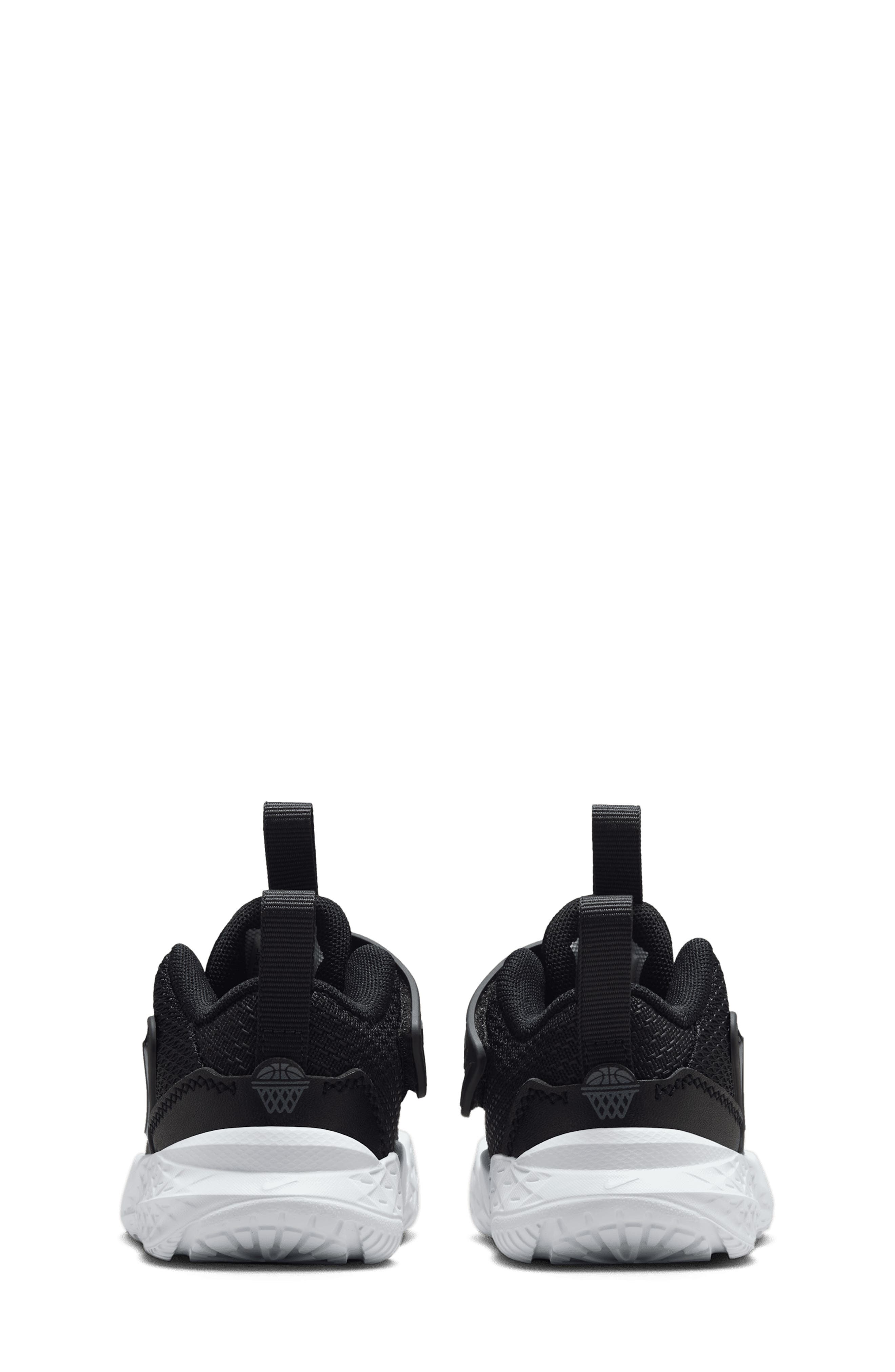 Nike Kids' Team Hustle D 12 Basketball Sneaker, Alternate, color, Black/ Anthracite/ White