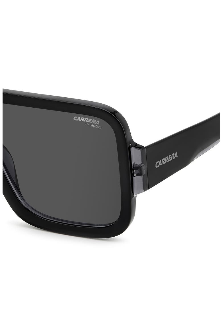 Flaglab 14 62mm Shield Sunglasses, Alternate, color, DARK GREY/ BLACK