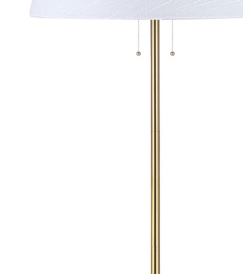 Jonathan Y Amelia 63" Metal Led Floor Lamp, Brass In Brass Gold
