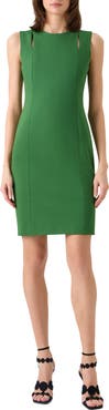 Akris punto Signature Sleeveless Knit Sheath Dress