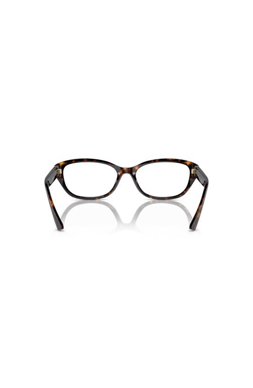 Jimmy Choo 53mm Oval Optical Glasses In Brown