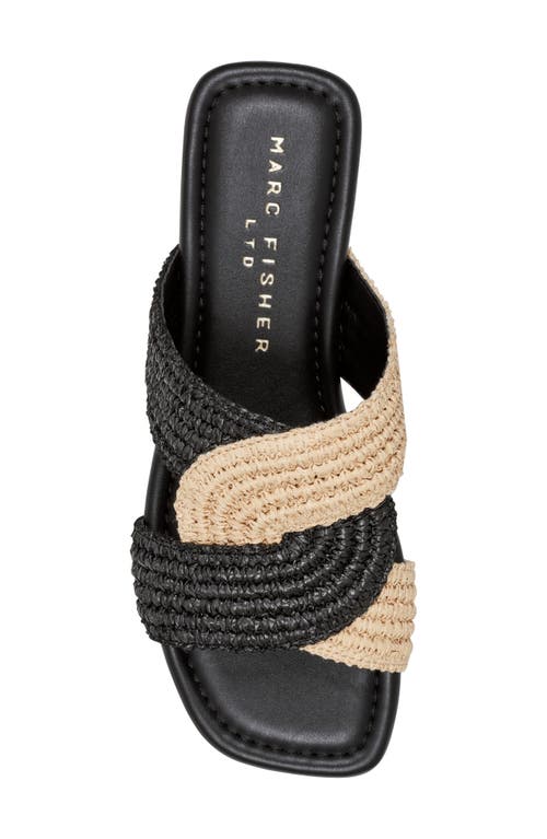 Marc Fisher Ltd Navie Slide Sandal In Black