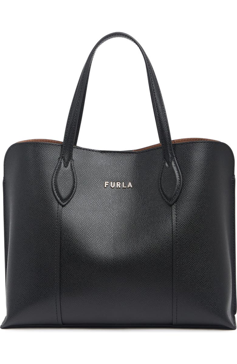 Furla Vittoria Medium Leather Tote Bag, Main, color,