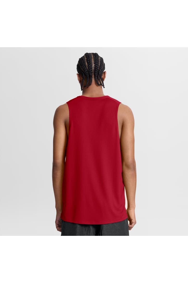 Men's Nike Scarlet San Francisco 49ers Kickoff Miler Dri-FIT Tank​ Top, Alternate, color, Scarlet