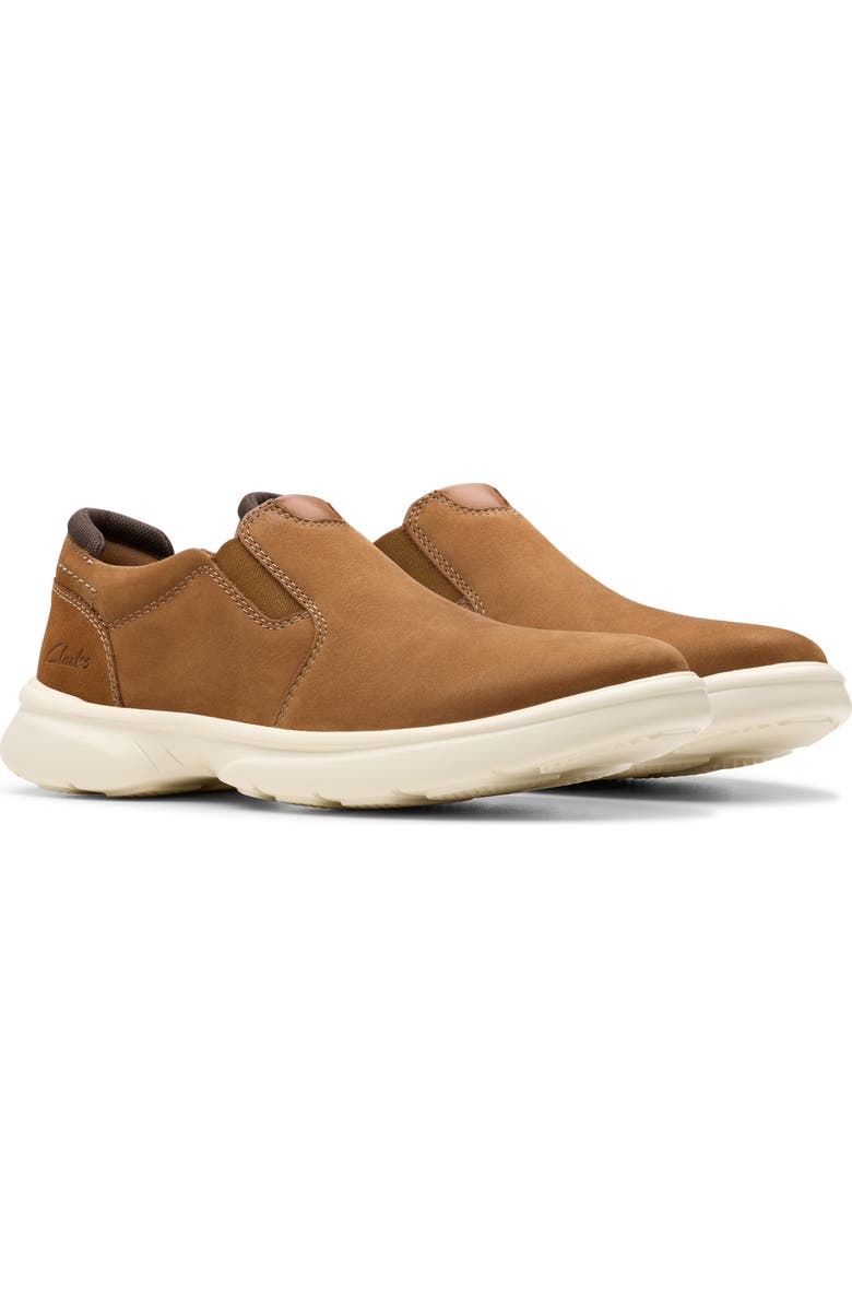 Clarks<sup>®</sup> Bradley Ease Slip-On, Alternate, color, Light Brown Leather