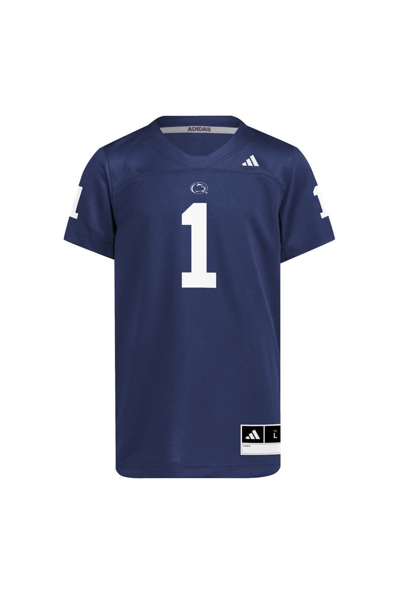 Youth adidas Navy Penn State Nittany Lions Replica Jersey, Alternate, color, Navy