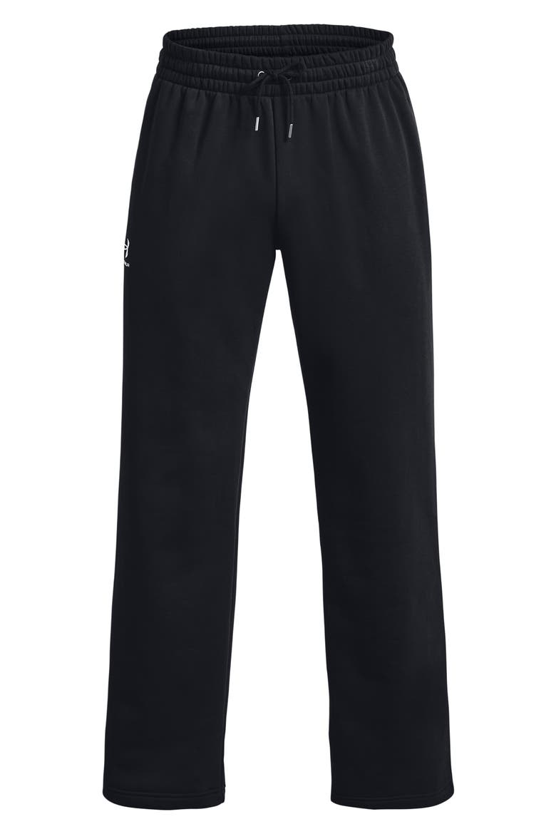 Icon Fleece Sweatpants, Alternate, color, BLACK