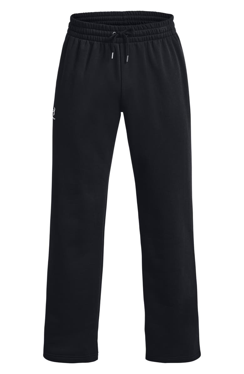 Under Armour Icon Fleece Sweatpants, Alternate, color, Black