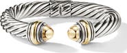 David Yurman Classic Cable Bracelet in Sterling Silver with 14K Yellow Gold, 10mm