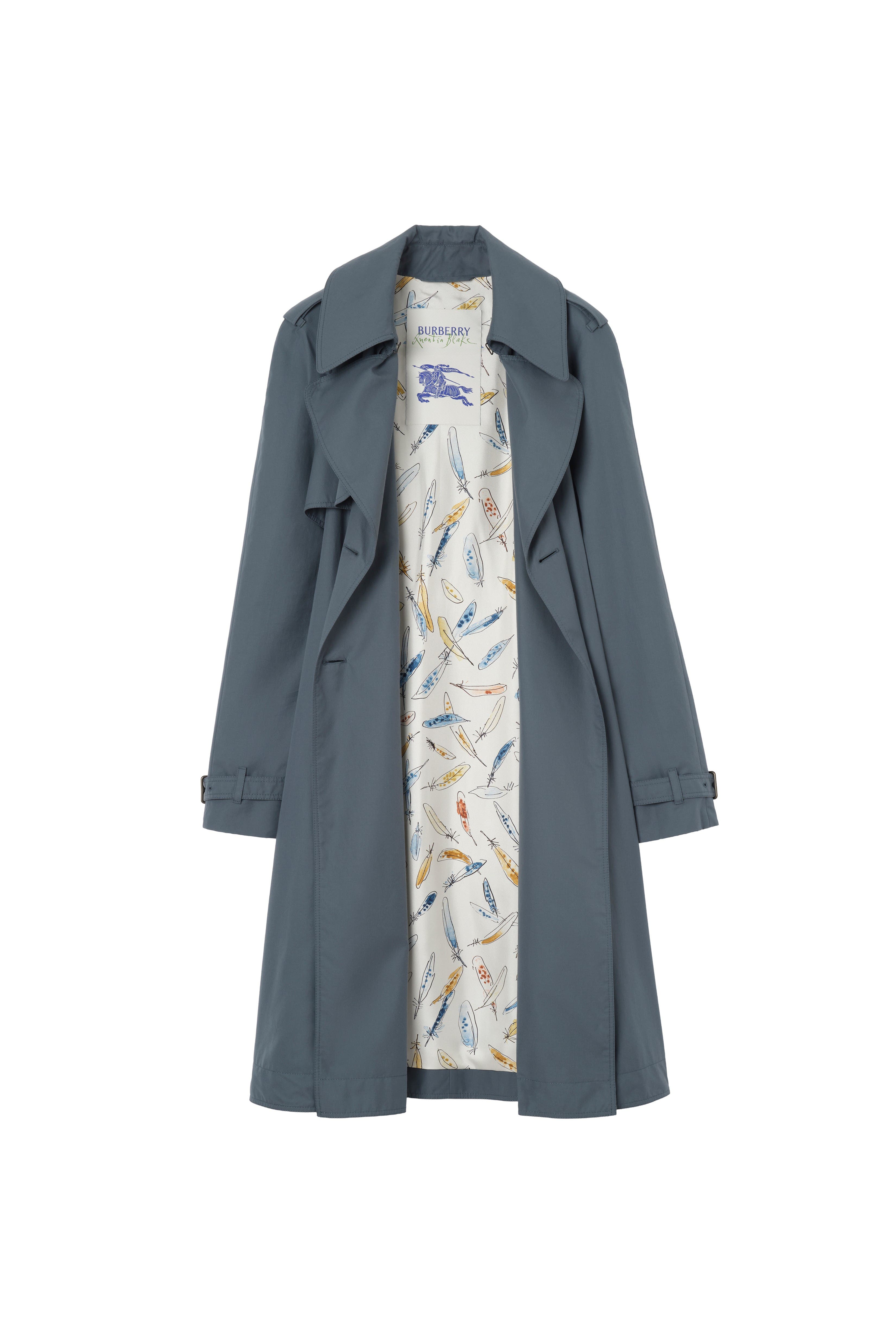 Burberry Long Tropical Gabardine Pembury Trench Coat (Women