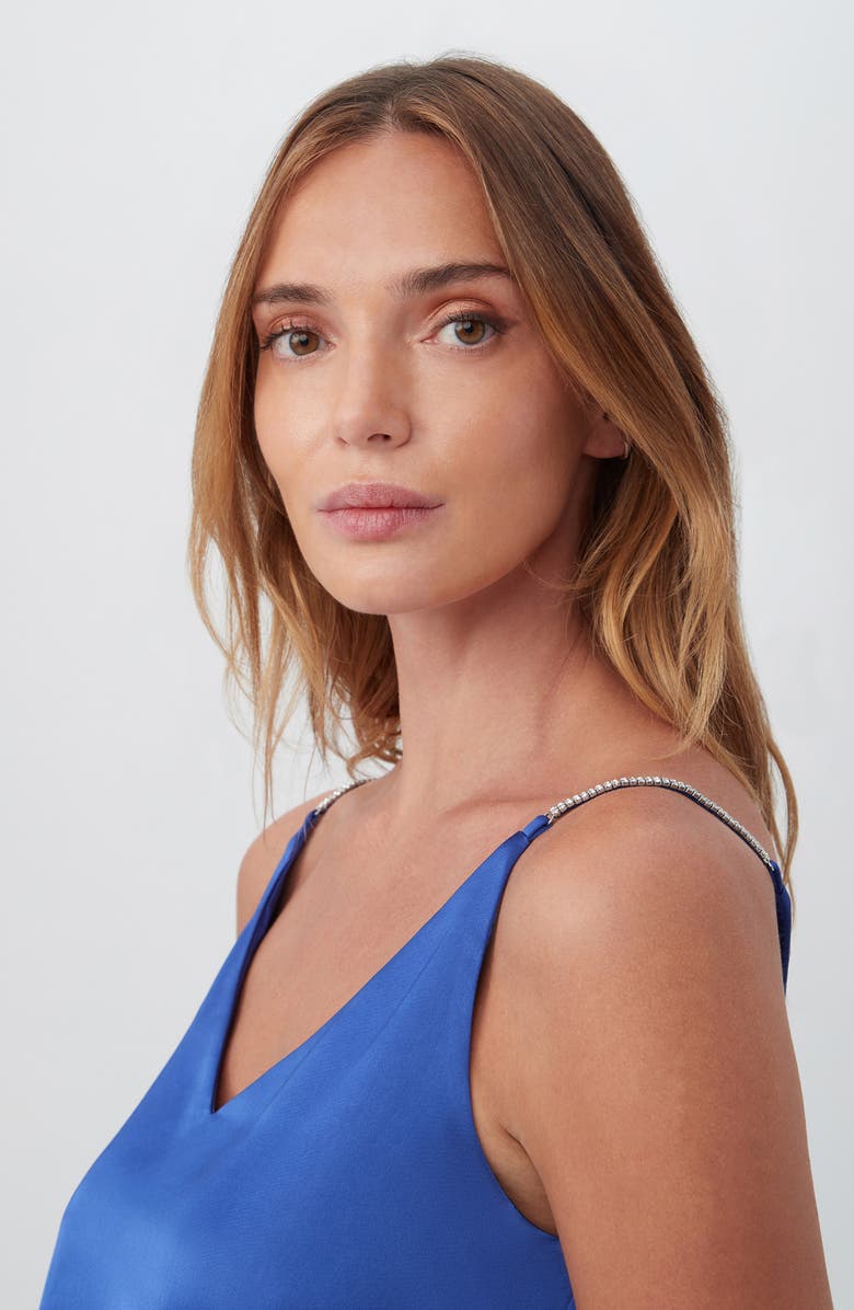 Trina Turk Sella Rhinestone Camisole, Alternate, color, Admiral Blue