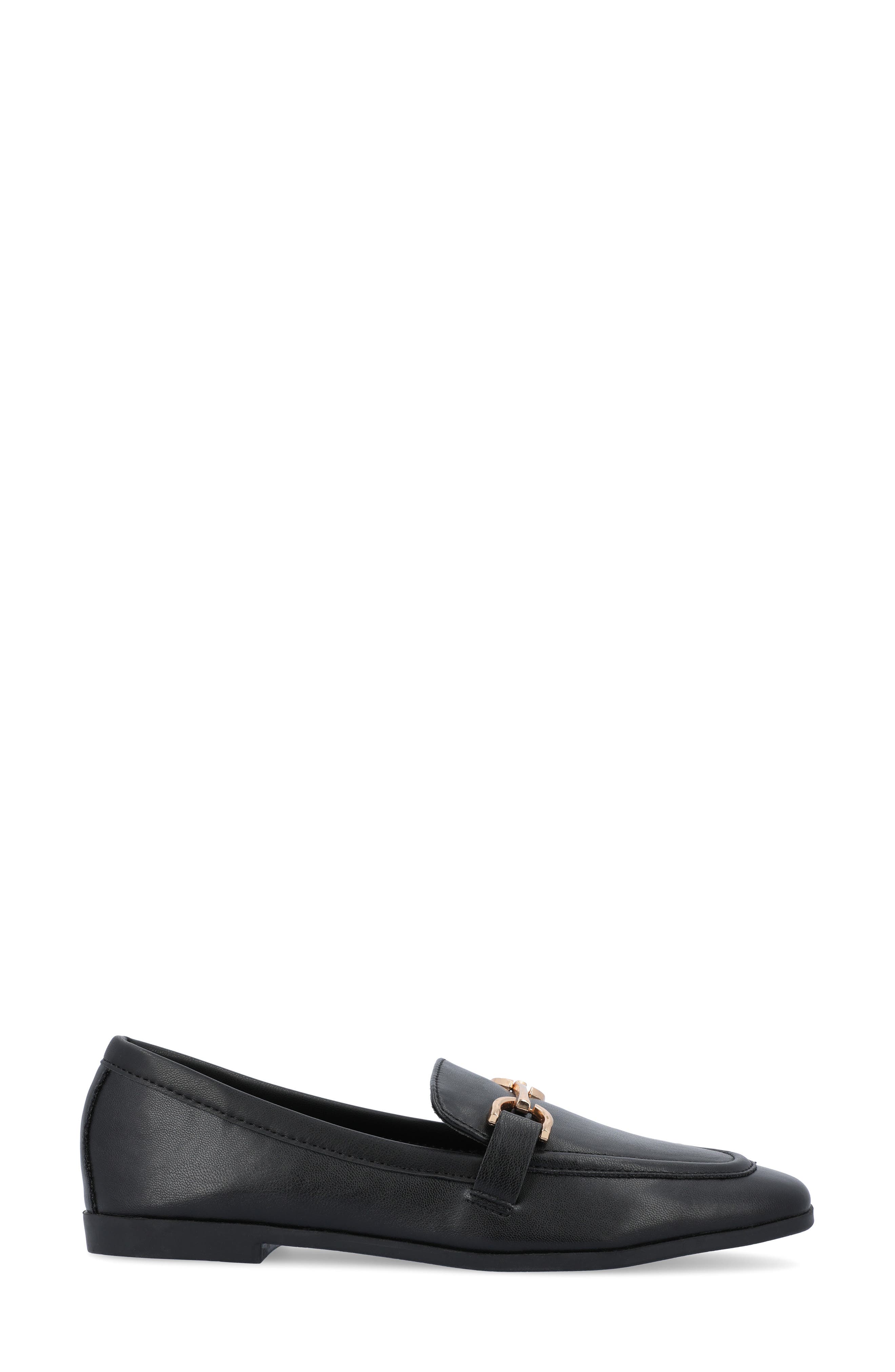 Journee Collection Mizza Bit Loafer, Alternate, color, Black