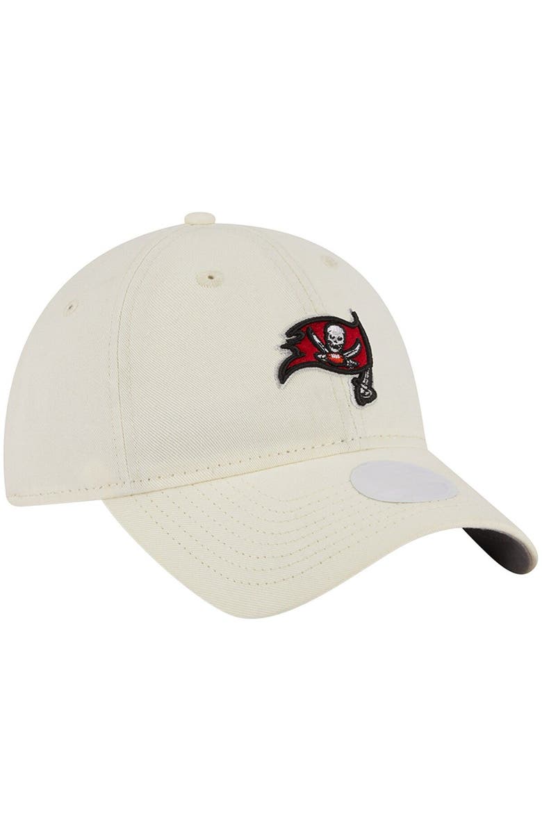 New Era Women's New Era Cream Tampa Bay Buccaneers Core Classic 2.0 Adjustable Hat, Alternate, color, 