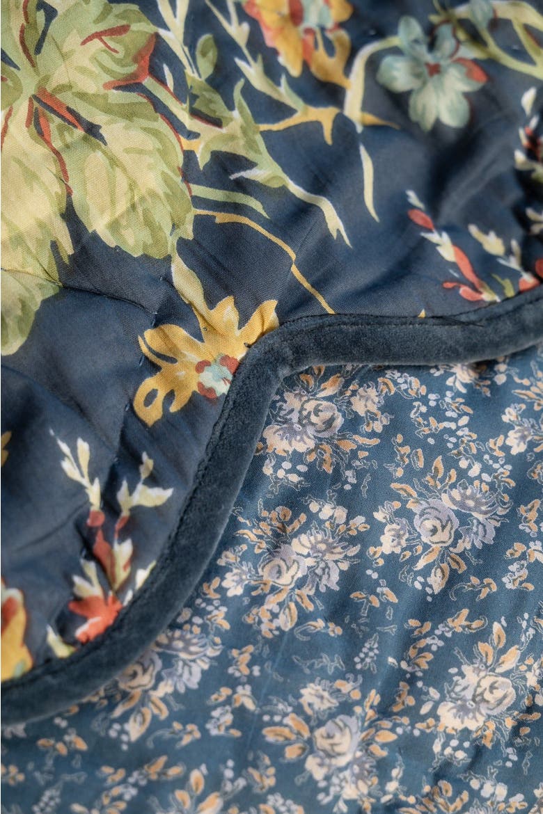 Eternal Rose Throw, Navy, Alternate, color, Navy