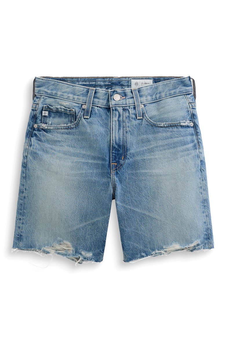 Ex-Boyfriend Mid Thigh Denim Cutoff Shorts, Alternate, color, SIERRA MEADOW