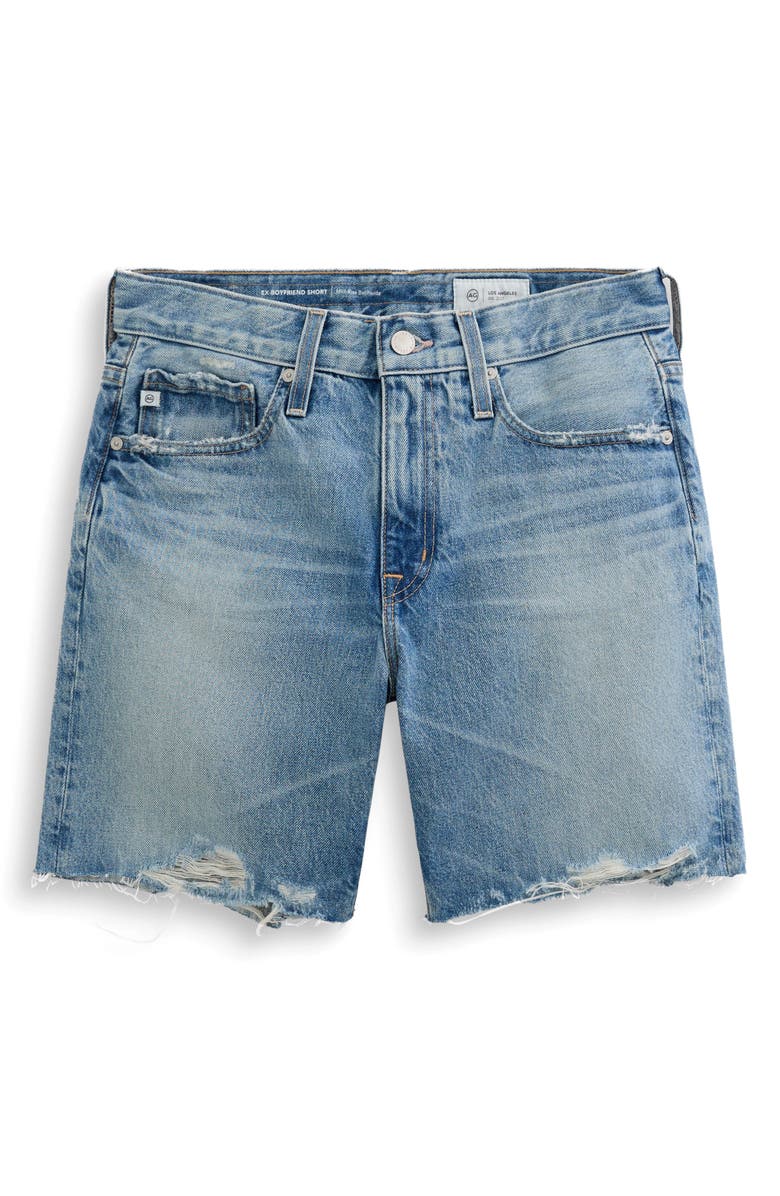 AG Ex-Boyfriend Mid Thigh Denim Cutoff Shorts, Alternate, color, Sierra Meadow