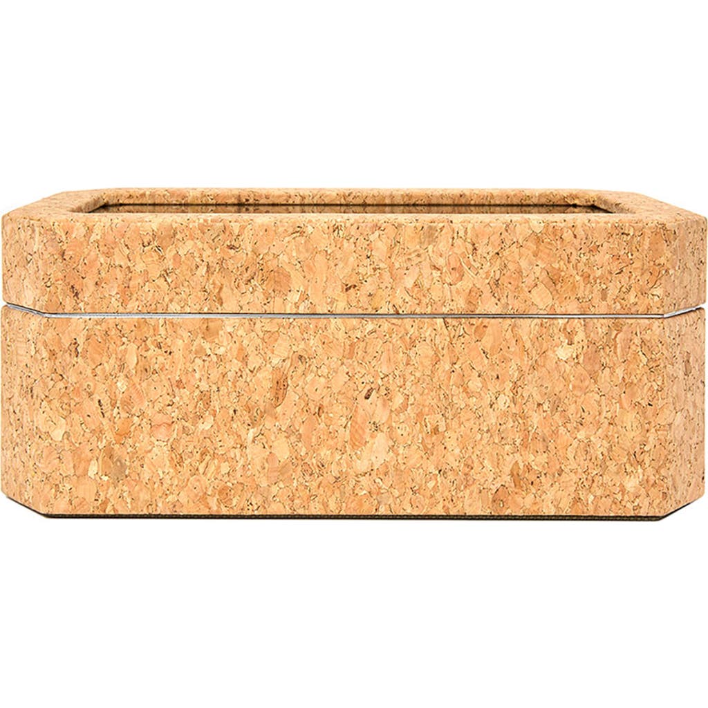 Wolf Cortiça 4 Piece Watch Box In Natural Cork
