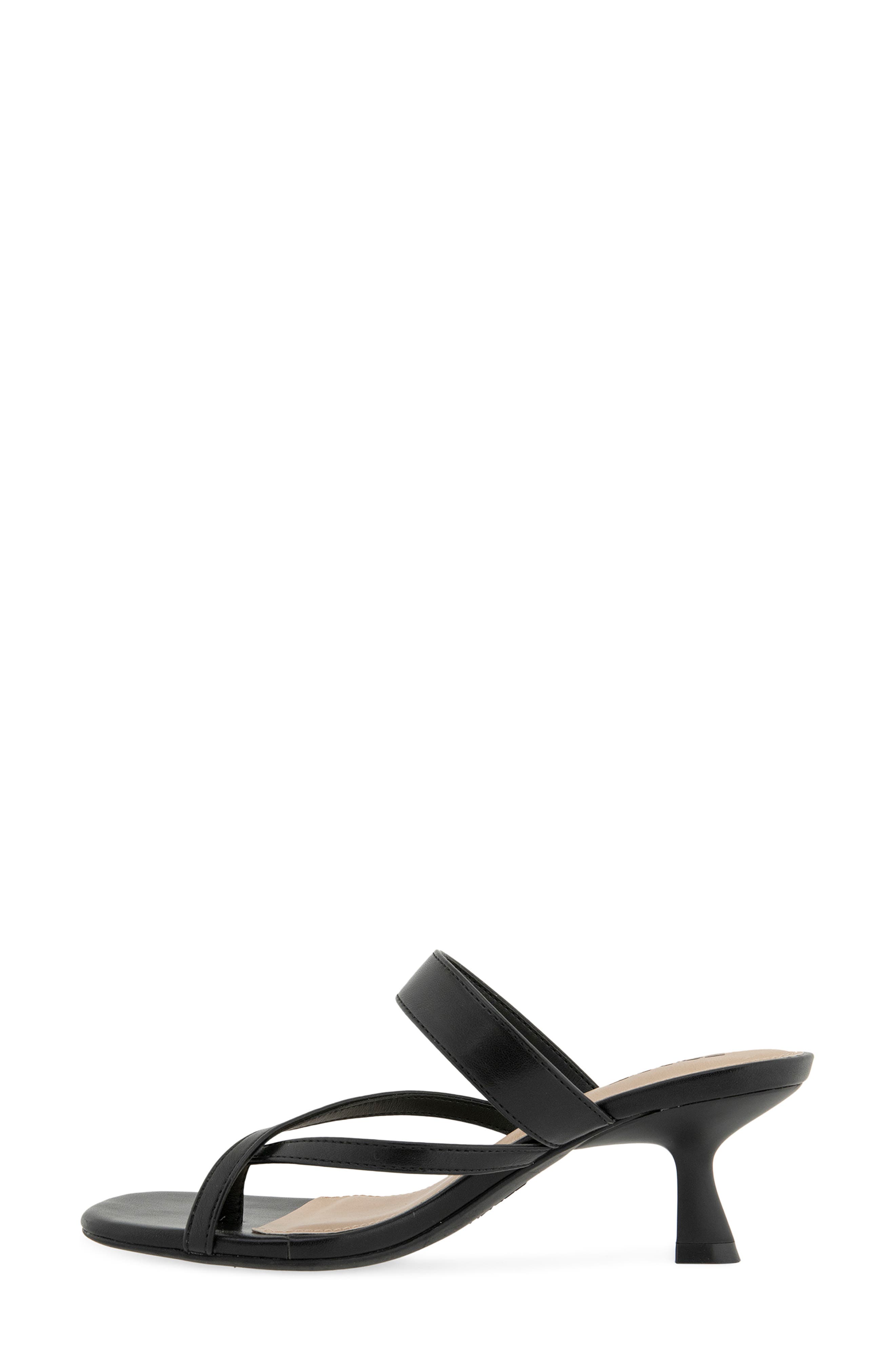 Esprit Elian Toe Loop Sandal, Alternate, color, Black Pu