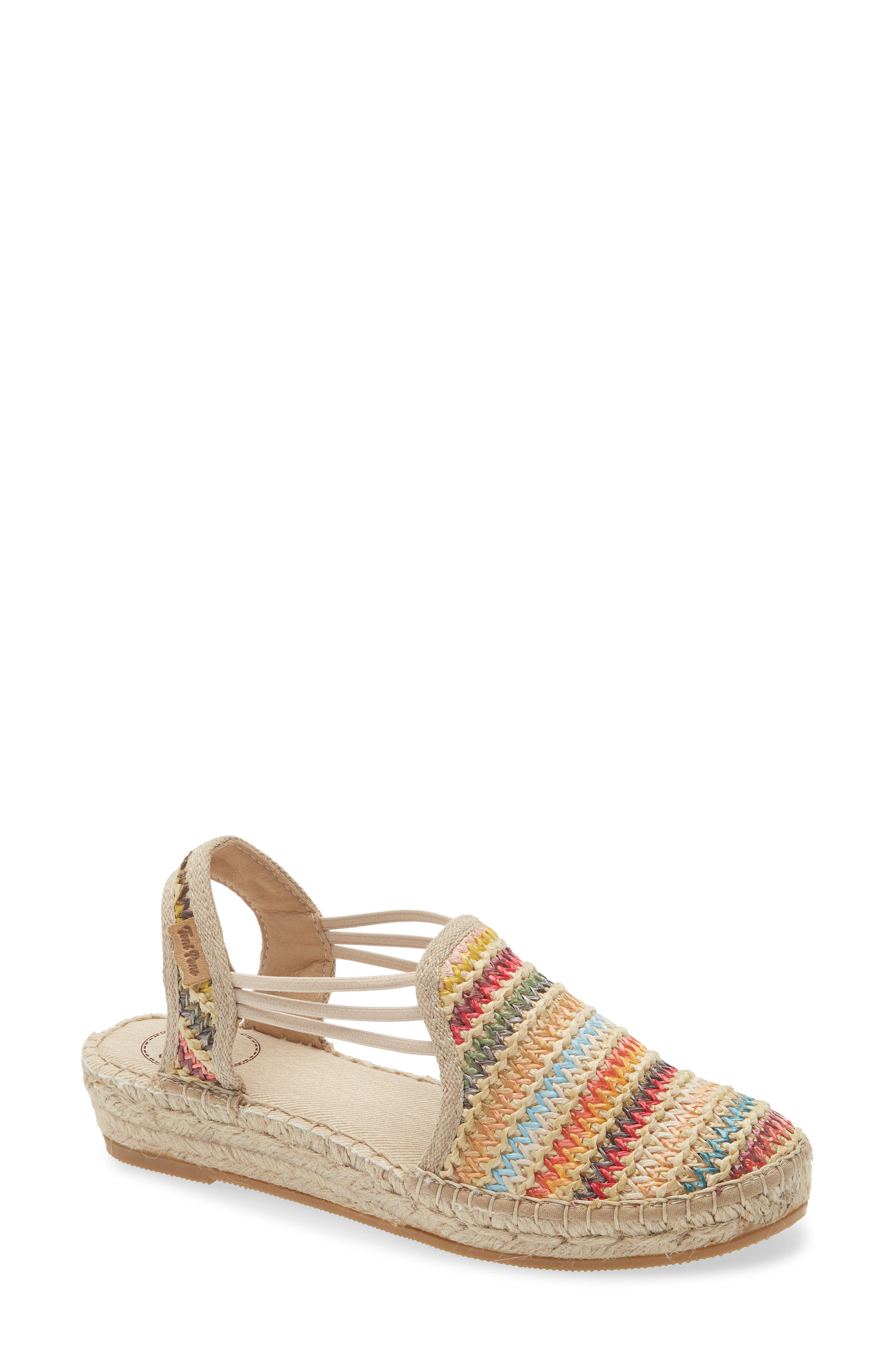 Toni Pons Noa Espadrille Flat, Main, color, Beige Multi