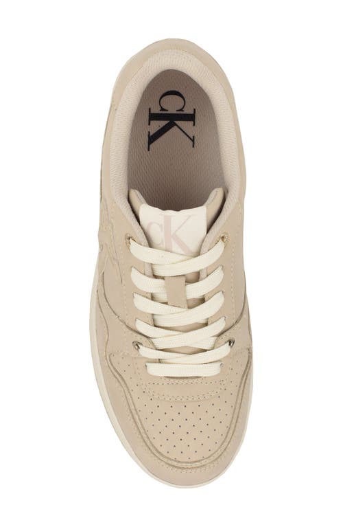Calvin Klein Helena Sneaker In Cream