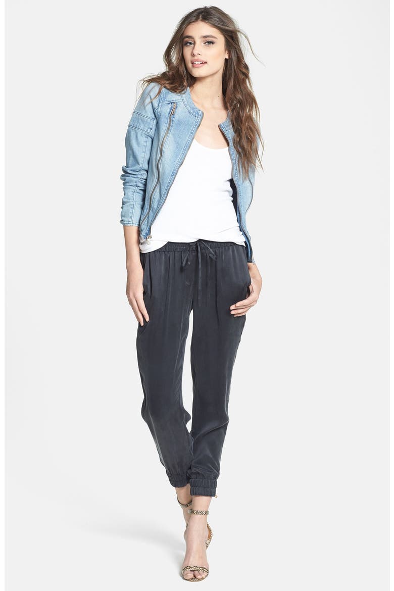 Denim 'Fairfax' Denim Moto Jacket, Alternate, color, TUCCA