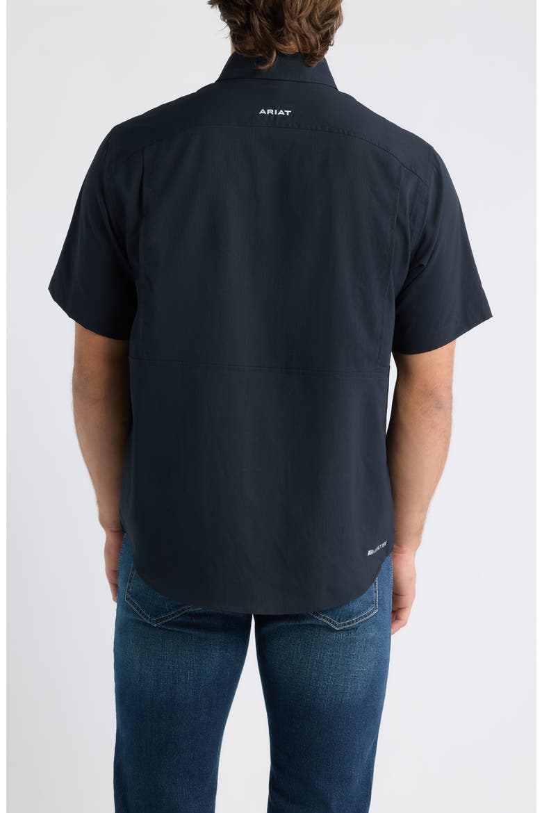 VentTEK Performance Button Up Shirt, Alternate, color, BLACK