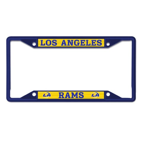 Los Angeles Rams Chrome Color License Plate Frame