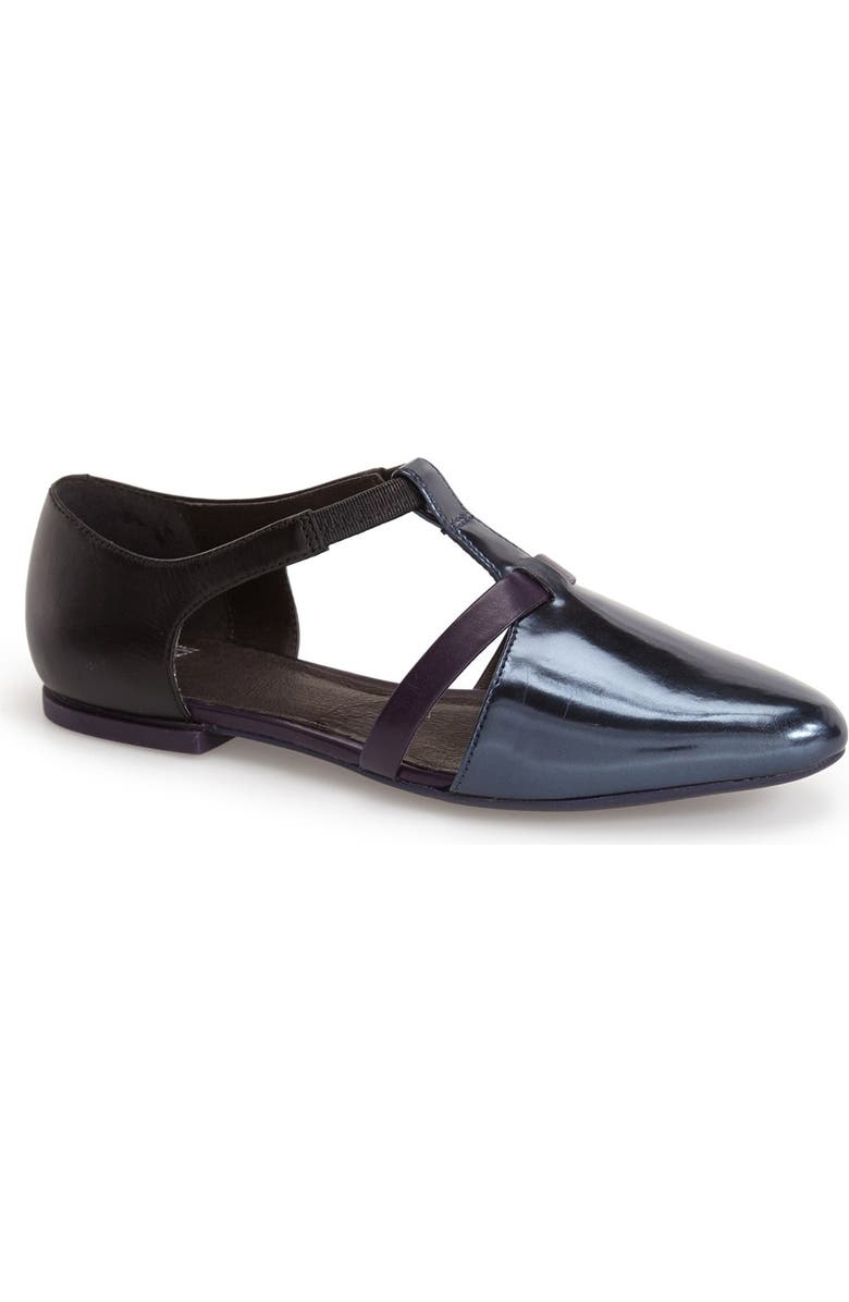 Camper 'Isadora' T-Strap Leather Flat, Main, color,