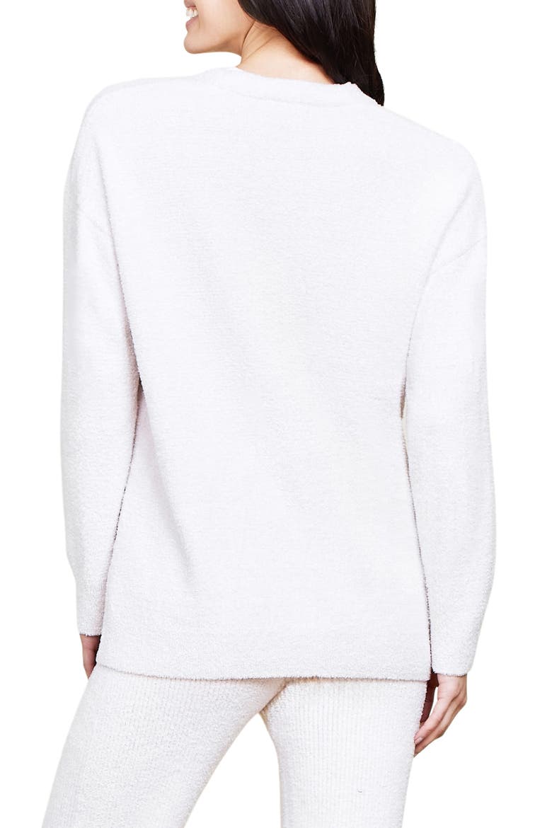CozyChic Lite® Contrast Rib Pocket Cardigan, Alternate, color, PRIMROSE-PEARL