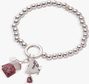 Alex and Ani 'Spill the Tea' Cup & Tea Bag Stretch Bracelet