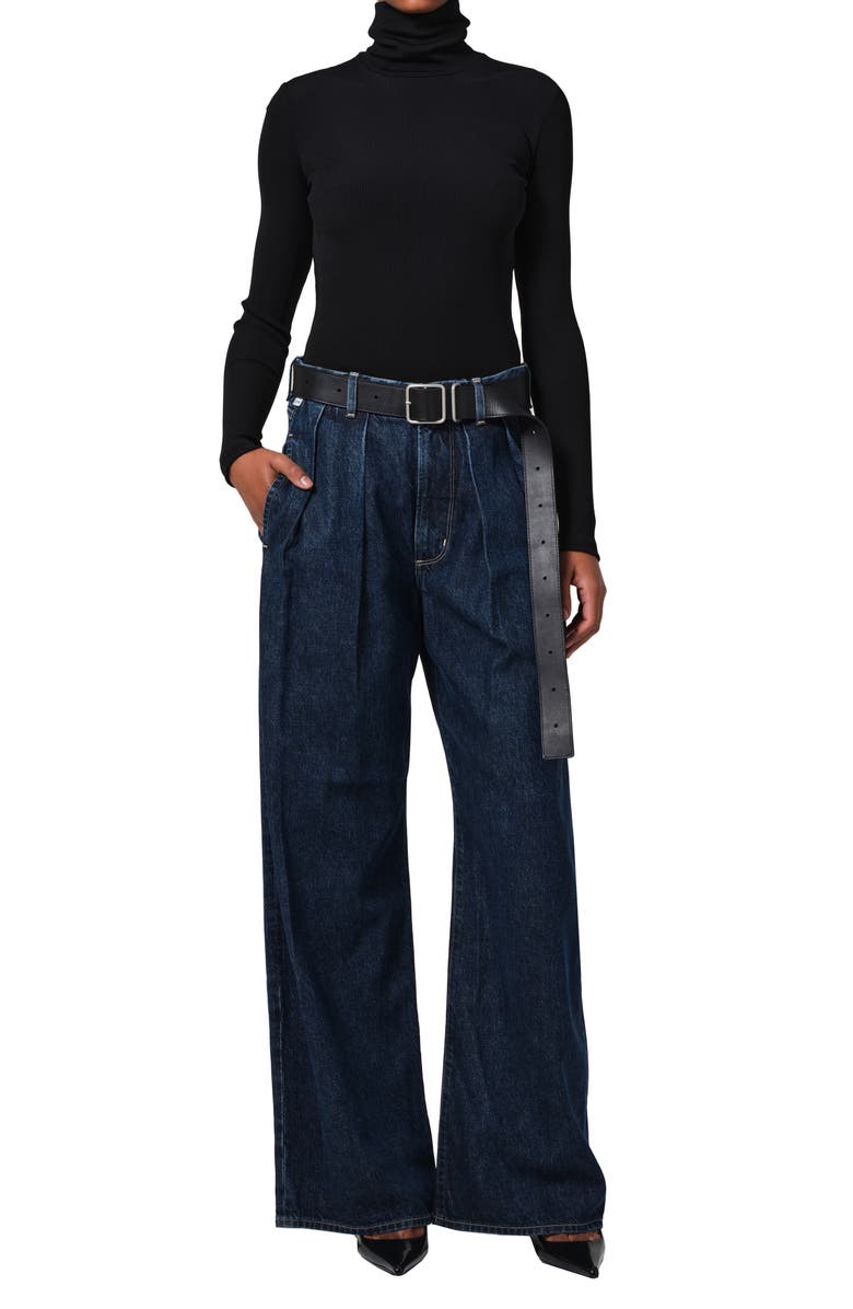 Citizens of Humanity Caradene Turtleneck Rib Top, Alternate, color,